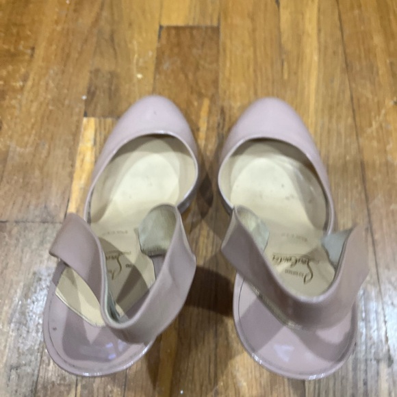 Christian Louboutin Picador 100 Patent Leather Slingback in Nude - Picture 4 of 10